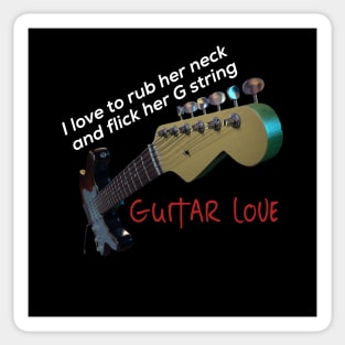 Guitar Love Sticker